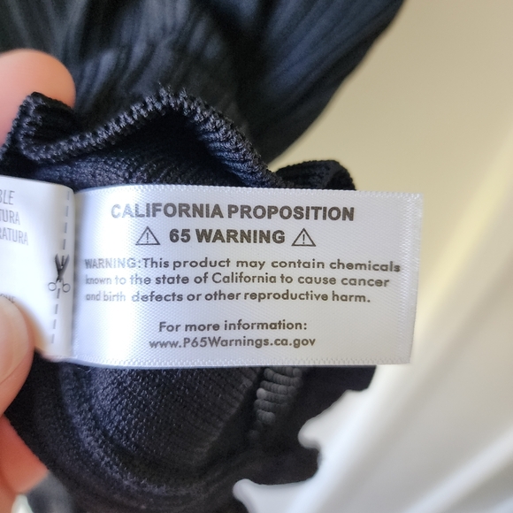 English Factory Ruffle Edge Rib Tank In Black Size Medium - Picture 8 of 12